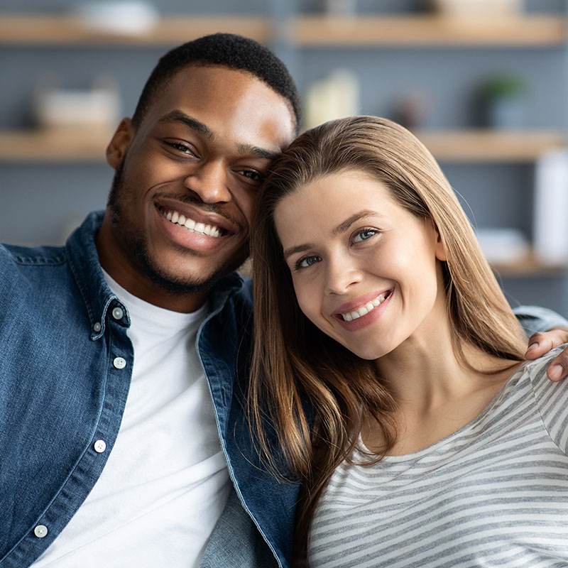 Young, attractive mixed race couple - Couples Counseling, Carolina Counseling, Greenville, NC